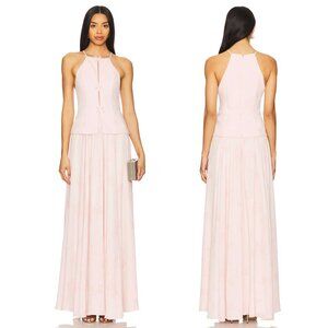 NEW Katie May Tabitha Gown in Blush Lily Light Pink Formal Maxi Dress Large L